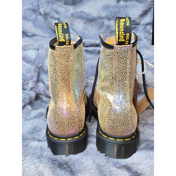 NWT Dr Martens 1460‎ Rainbow Ray Suede Lace Up Boots Women size 5 - Picture 5 of 10